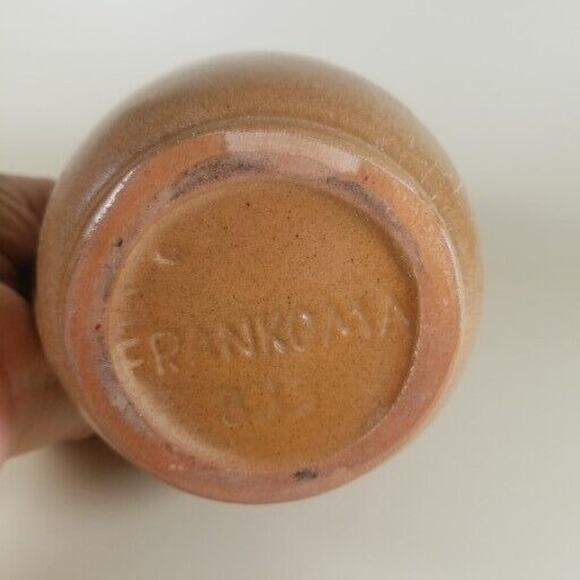 Frankoma Stoneware Pottery 8" Tall Pitcher 835 Brown - Picture 7 of 16